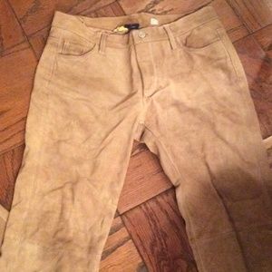 COPY - Suede Jeans-barely worn
